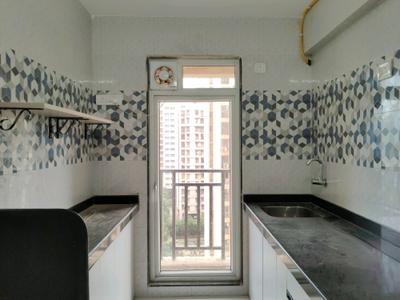 Kitchen Image of 600 Sq.ft 1 BHK Apartment / Flat for rent in Sheth Zuri, Thane West Thane for Rs. 31000