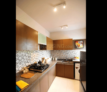 Kitchen Image of 630 Sq.ft 1 BHK Apartment / Flat for sale in Wadhwa Wise City RZ8, Panvel Navi Mumbai for Rs. 5598000