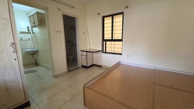 Bedroom Image of 700 Sq.ft 1 BHK Independent House for rent in Mahalaxmi Nagar, Balaji Nagar Pune for Rs. 20000