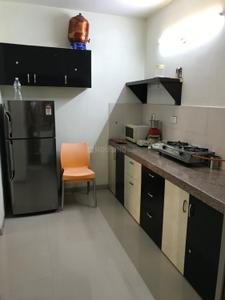 Kitchen Image of 1250 Sq.ft 2 BHK Apartment / Flat for rent in Adani The Meadows, Shantigram Ahmedabad for Rs. 38000