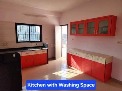 Kitchen Image of 1500 Sq.ft 3 BHK Apartment / Flat for sale in Subhanpura Vadodara for Rs. 5500000