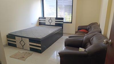 Bedroom Image of 700 Sq.ft 1 BHK Apartment / Flat for rent in Atharva Altius Drome, Kharadi Pune for Rs. 24000