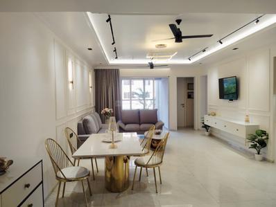 Hall Image of 1500 Sq.ft 3 BHK Apartment / Flat for sale in Ikon Queens Tower, Mohammed Wadi Pune for Rs. 10400000