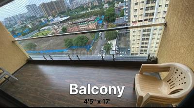 Balcony Image of 1031 Sq.ft 2 BHK Apartment / Flat for sale in Prabhas The Sky Tower, Ravet Pune for Rs. 7700000