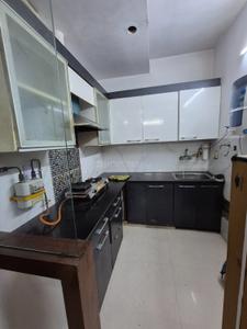 Kitchen Image of 1200 Sq.ft 2 BHK Builder Floor for rent in Ramesh Nagar New Delhi for Rs. 32000