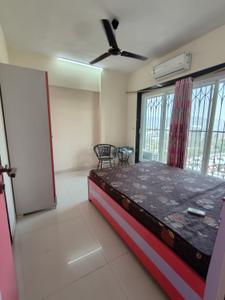 Bedroom Image of 1500 Sq.ft 3 BHK Apartment / Flat for rent in Proviso Sai Proviso Aashlesha, Kopar Khairane Navi Mumbai for Rs. 85000