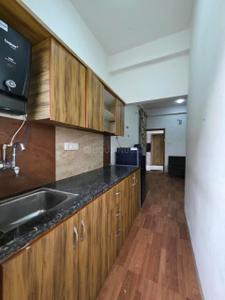 Kitchen Image of 685 Sq.ft 1 BHK Apartment / Flat for rent in Scheme No 113 Indore for Rs. 18999