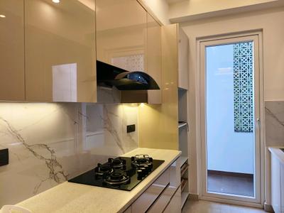 Kitchen Image of 1600 Sq.ft 3 BHK Builder Floor for rent in Trehan Luxury Floors 71, Sector 71 Gurgaon for Rs. 45500