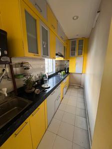 Kitchen Image of 1420 Sq.ft 3 BHK Apartment / Flat for rent in Rajarhat Complex, Rajarhat Kolkata for Rs. 17000