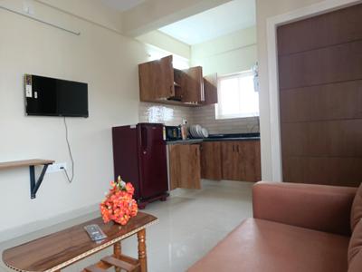 Living Room Image of 450 Sq.ft 1 BHK Independent House for rent in Nagavara Bengaluru for Rs. 26000
