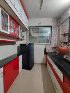 Kitchen Image of 725 Sq.ft 1 BHK Apartment / Flat for rent in Wakad Pune for Rs. 28000