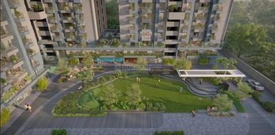 Image of 1422 Sq.ft 2 BHK Apartment / Flat for sale in Life In Blue, Jagatpur, Ahmedabad for Rs. 7400000