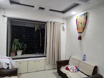 Living Room Image of 500 Sq.ft 1 BHK Apartment / Flat for rent in Raunak Bliss, Kasarvadavali Thane for Rs. 24500