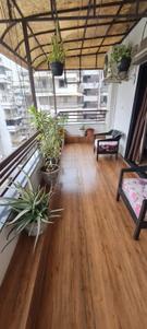 Balcony Image of 1242 Sq.ft 2 BHK Apartment / Flat for rent in Goyal Vishal Residency, Prahlad Nagar Ahmedabad for Rs. 35000