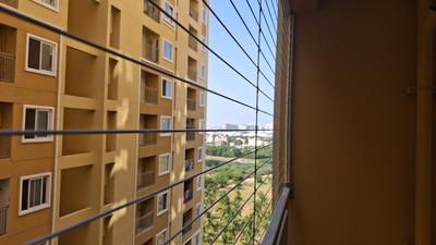 Balcony Image of 778 Sq.ft 2 BHK Apartment / Flat for rent in Urbanrise Revolution One, Padur Chennai for Rs. 30000