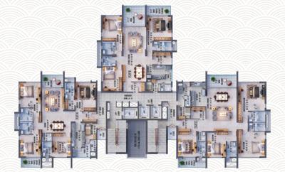 Image of 2000 Sq.ft 3.5 BHK Apartment / Flat for sale in East Kolkata Township, Kolkata for Rs. 39000000