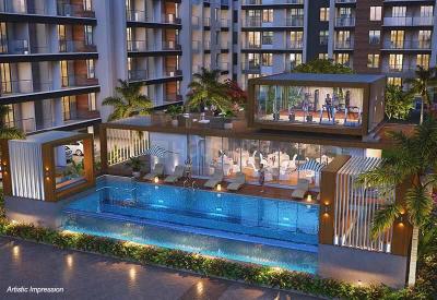 Image of 640 Sq.ft 2 BHK Apartment / Flat for sale in Roshan Milestone, Tathawade, Pune for Rs. 6500000