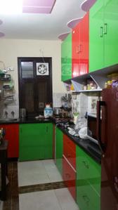 Kitchen Image of 900 Sq.ft 1 BHK Apartment / Flat for rent in Kirari Suleman Nagar New Delhi for Rs. 15000