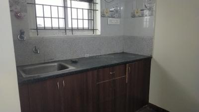 Kitchen Image of 1200 Sq.ft 1 BHK Builder Floor for rent in Kalkere Bengaluru for Rs. 16000