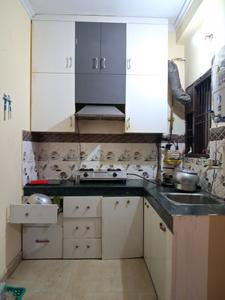 Kitchen Image of 700 Sq.ft 2 BHK Apartment / Flat for sale in Krishna Apartment, Sector 121 Noida for Rs. 2800000