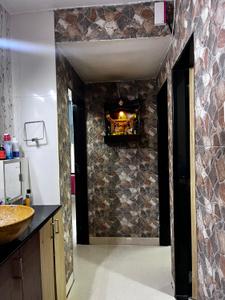 Kitchen Image of 1000 Sq.ft 2 BHK Apartment / Flat for rent in Shanti Sagar Apartment, Vashi Navi Mumbai for Rs. 42000