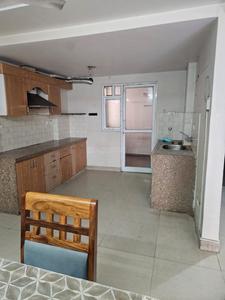 Kitchen Image of 1500 Sq.ft 3 BHK Apartment / Flat for rent in Malviya Nagar Jaipur for Rs. 35000