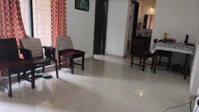 Living Room Image of 790 Sq.ft 1.5 BHK Apartment / Flat for rent in Long Island, Charholi Budruk Pune for Rs. 23000