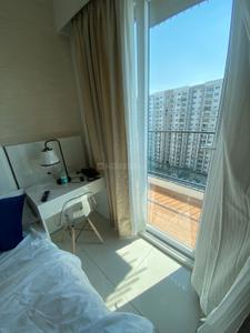 Bedroom Image of 580 Sq.ft 1 RK Studio for rent in L And T Raintree Boulevard, Sahakara Nagar Bengaluru for Rs. 47000