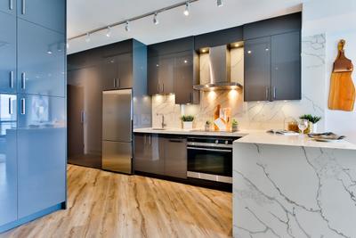 Kitchen Image of 1600 Sq.ft 3 BHK Apartment / Flat for sale in Ideal Panorama, Puppalaguda Hyderabad for Rs. 11280000