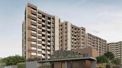 Image of 900 Sq.ft 3 BHK Apartment / Flat for sale in Adani Atrius, Jagatpur, Ahmedabad for Rs. 9200000