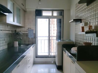 Kitchen Image of 533 Sq.ft 1 BHK Apartment / Flat for rent in Kasarvadavali Thane for Rs. 19000