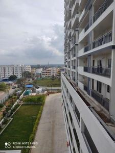 Balcony Image of 1500 Sq.ft 3 BHK Apartment / Flat for rent in Nikhila Royal Pavilion Block A B And C, Mokila Hyderabad for Rs. 40000