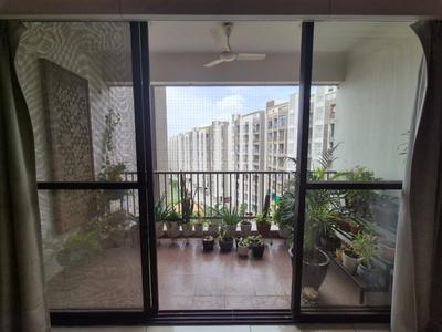 Balcony Image of 2200 Sq.ft 3 BHK Apartment / Flat for rent in Darshanam Central Park, Sayajiganj Vadodara for Rs. 55000