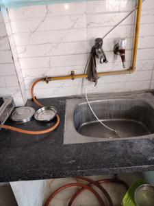 Kitchen Image of 450 Sq.ft 1 RK Apartment / Flat for rent in Barjatya Pearl Galaxy, Bhicholi Mardana Indore for Rs. 9000