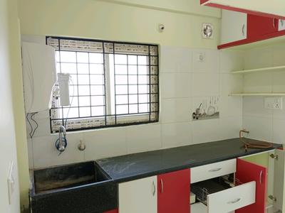 Kitchen Image of 600 Sq.ft 1 BHK Apartment / Flat for rent in Varthur Bengaluru for Rs. 15500