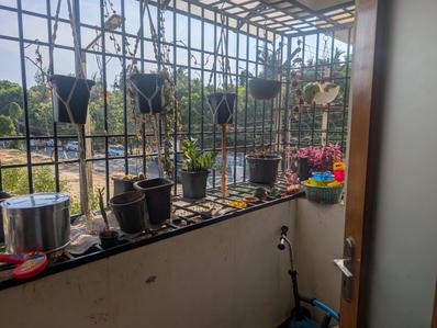 Balcony Image of 1028 Sq.ft 3 BHK Apartment / Flat for rent in Sholinganallur Chennai for Rs. 35000