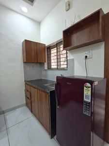 Kitchen Image of 300 Sq.ft 1 BHK Apartment / Flat for rent in Vijay Nagar Indore for Rs. 18000