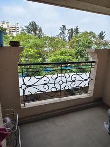 Balcony Image of 900 Sq.ft 2 BHK Apartment / Flat for rent in Puraniks Aldea, Mahalunge Pune for Rs. 40000