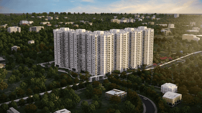 Image of 1280 Sq.ft 3 BHK Apartment / Flat for sale in Shriram 122 West, Mangadu, Chennai for Rs. 9100000