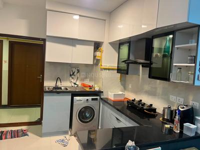 Kitchen Image of 547 Sq.ft 1 RK Studio for rent in Brigade Cornerstone Utopia, Varthur Bengaluru for Rs. 35000