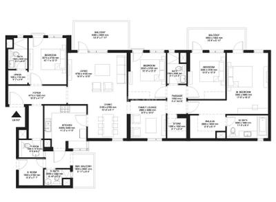 Image of 1296 Sq.ft 2 BHK Apartment / Flat for sale in Ireo The Corridors, Sector 67, Gurgaon for Rs. 20800000