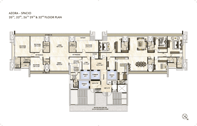 Image of 4000 Sq.ft 4 BHK Apartment / Flat for sale in One Akshar, Sanpada, Navi Mumbai for Rs. 139100000