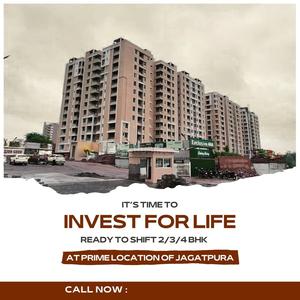 Image of 1600 Sq.ft 3 BHK Apartment / Flat for rent in Siddha Happyville, Bagru Khurd, Jaipur for Rs. 15000