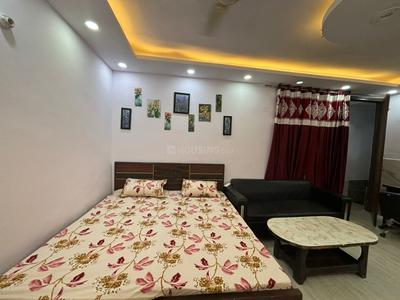 Bedroom Image of 541 Sq.ft 1 RK Builder Floor for rent in Saket New Delhi for Rs. 9800