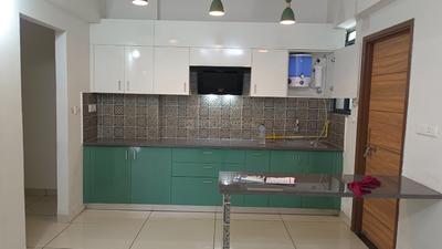Kitchen Image of 1604 Sq.ft 3 BHK Apartment / Flat for rent in Vijay Nagar Indore for Rs. 25000