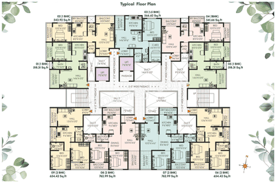 Image of 950 Sq.ft 2 BHK Apartment / Flat for sale in Darsheel Laxmi Greens, Ambegaon Budruk, Pune for Rs. 7800000