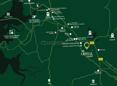 Image of 1450 Sq.ft Residential Plot / Land for sale in The Global Valley, Khopoli, Navi Mumbai for Rs. 9398999