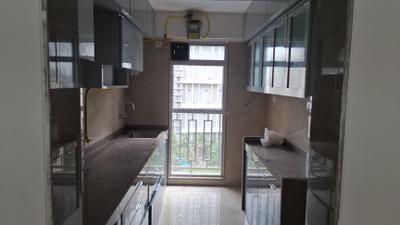 Kitchen Image of 680 Sq.ft 2 BHK Apartment / Flat for rent in Apex Green Wood, Borivali East Mumbai for Rs. 47000
