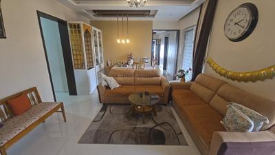 Living Room Image of 1733 Sq.ft 3 BHK Apartment / Flat for sale in Goel Ganga Legend A3 And B3, Bavdhan Pune for Rs. 18500000