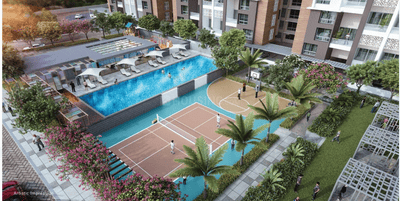 Image of 1604 Sq.ft 3 BHK Apartment / Flat for sale in Casagrand Casamia, Pallavaram, Chennai for Rs. 7500000